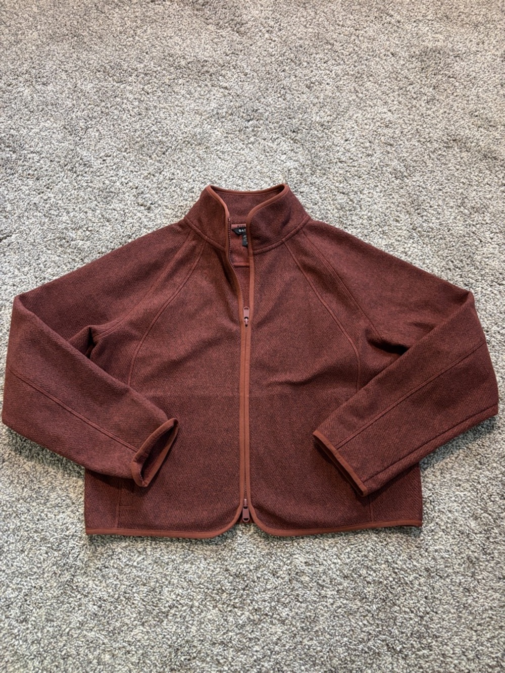 Athleta Stroll Fleece Full Zip size medium